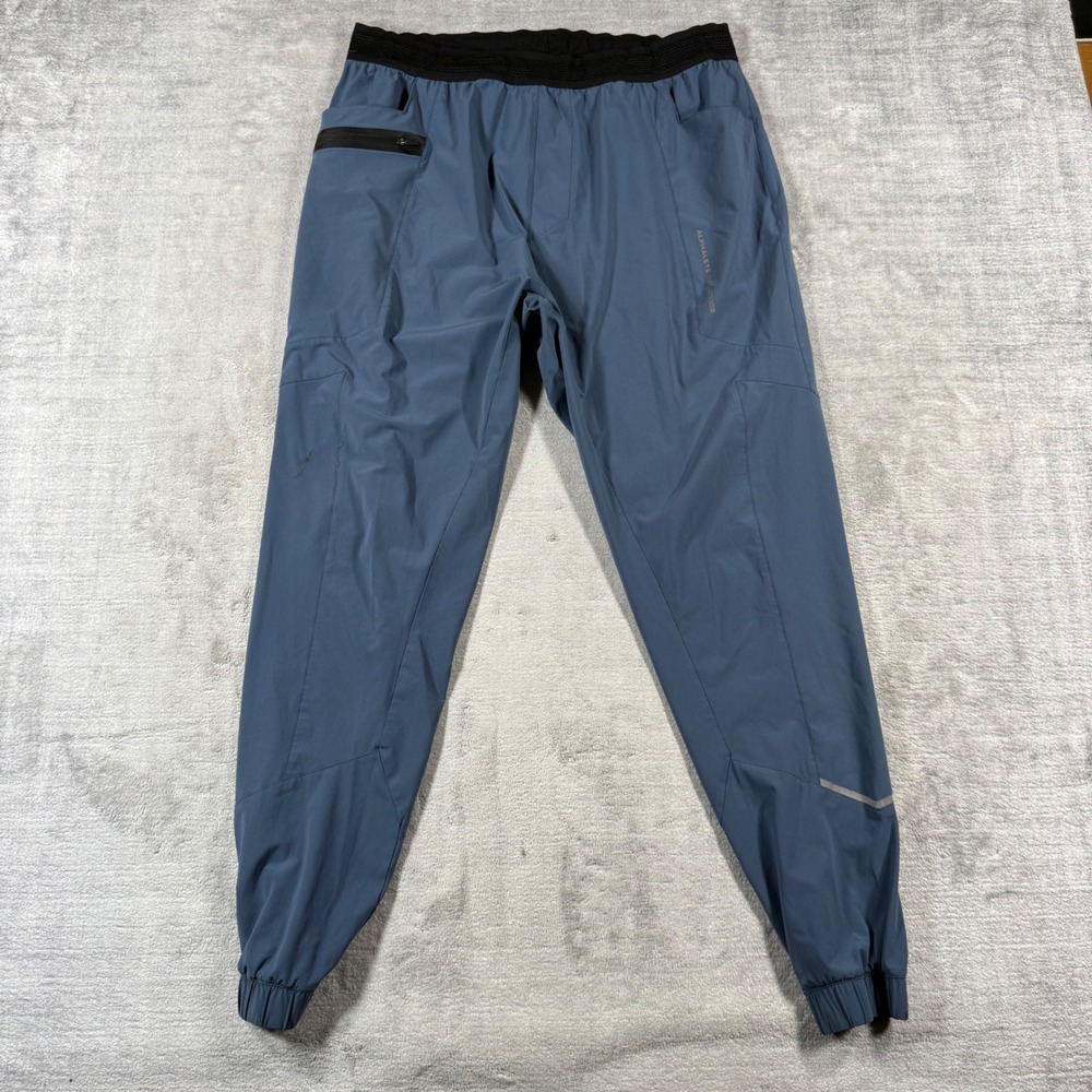 Alphalete Joggers Men Large Blue Athletics Tapered Active Gym Training Pants